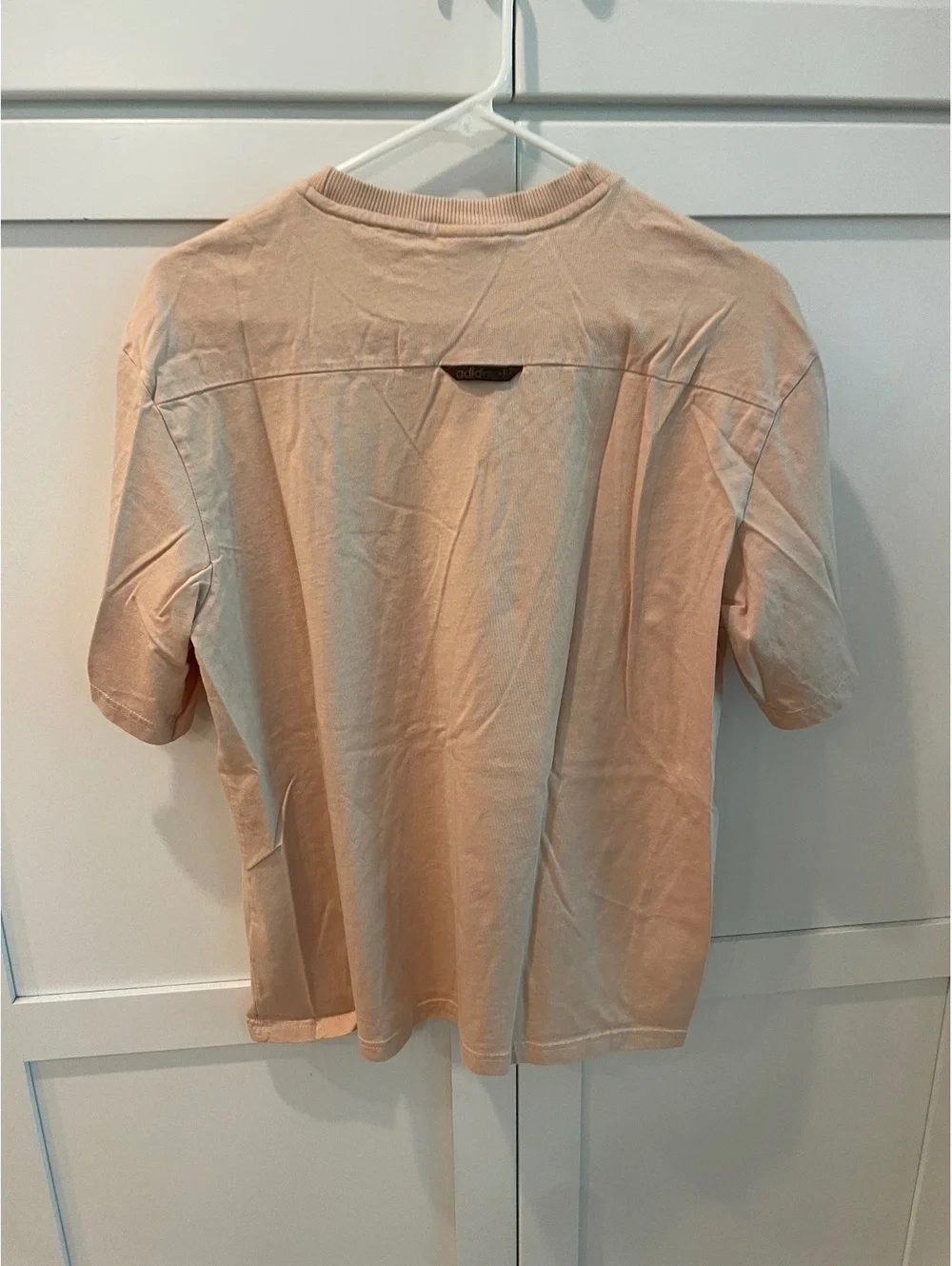 adidas Light Pink Logo Graphic T-Shirt